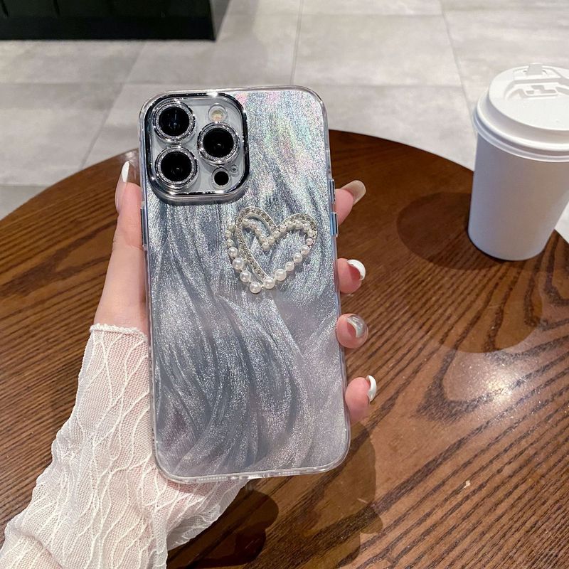 Spring and Summer Protective Case for 15 Feather Yarn Laser 11 Bow 15 Fairy 13 Hard iPhone12 Phone Case_voghion.com