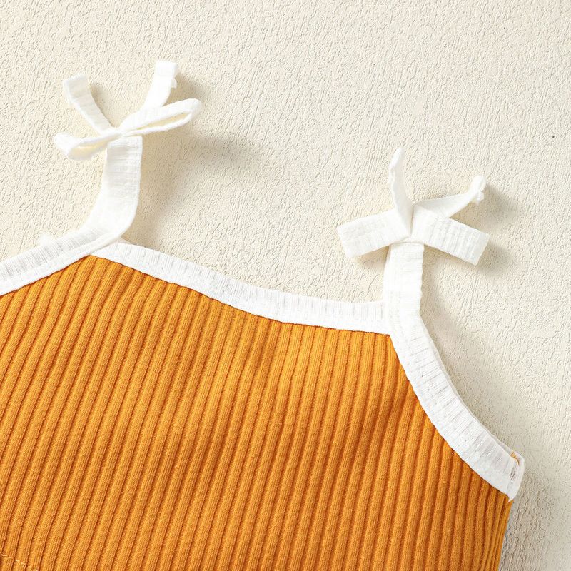 Kids' Clothing Baby Girl's T Shirt And Ribbed Cotton Shorts_voghion.com