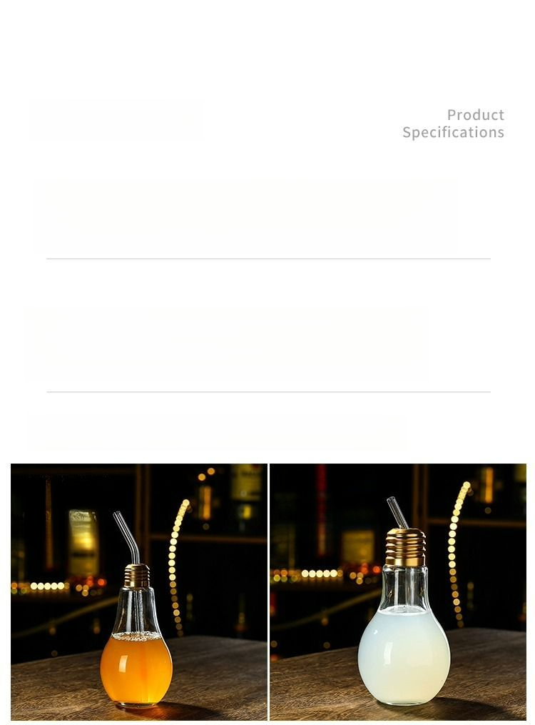 Creative Cocktail High-end Internet Celebrity Bar Drinkware Special Ins Straw Crystal High Appearance Glass Cup_voghion.com