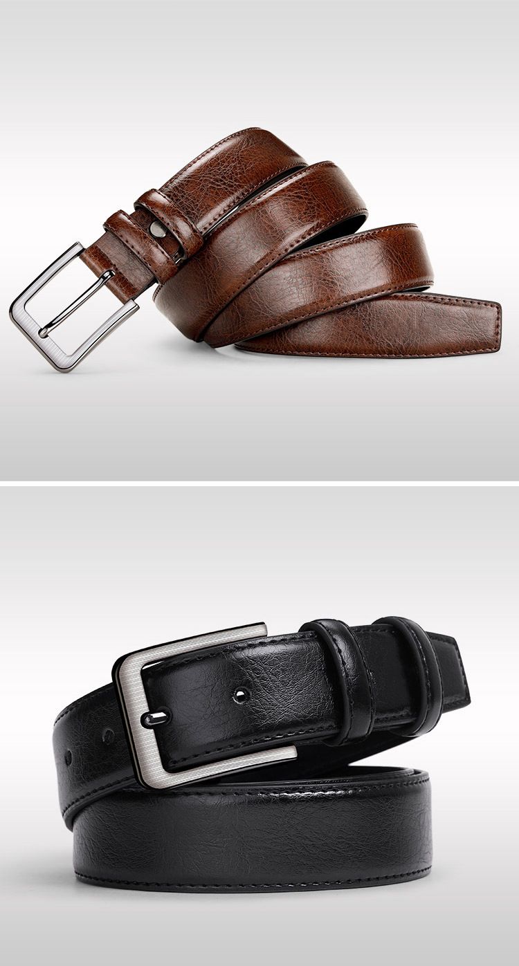 Paul Echter Vintage-Ledergürtel Herrengürtel Herren Retro Business Casual Der Ältere Jeansgürtel_voghion.com