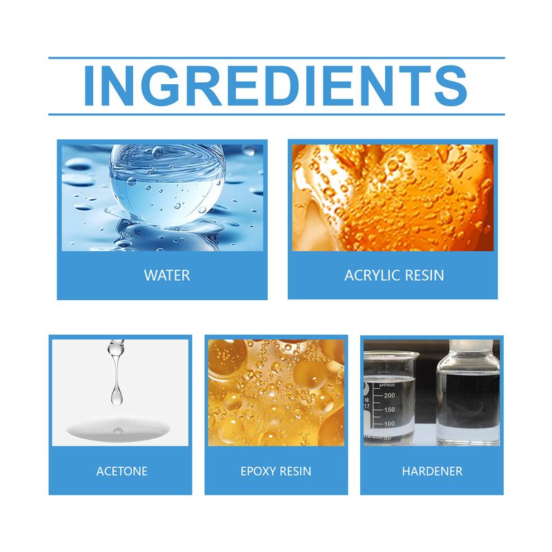 Dowmoo Resin Mold Curing Plastic Glue Hand Diy Clear Quick Drying Glue Odorless Crystal Drop Glue_voghion.com