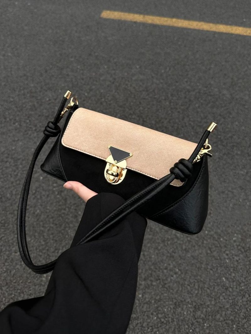 Autumn and winter commuting French stick single shoulder crossbody bag, women's 2024 new design, niche sense_voghion.com