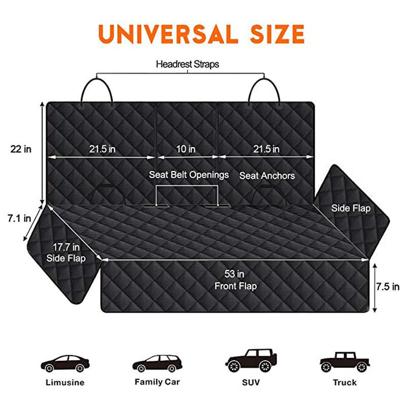 Waterproof Pet Car Seat Pad For Dogs_voghion.com
