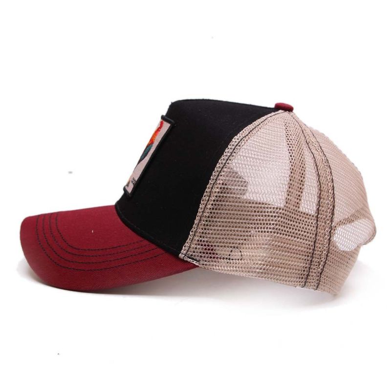 Unisex vintage bomuldsbroderi dyrebaseballkasket Nethætte andehætte Truckerkasket Kylling_voghion.com
