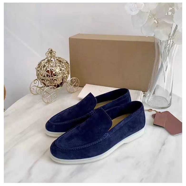 Lefu Beige Sohle 2023 Sommer Neue Leder Britischen Lazy One Foot Kick Bean Schuhe Paar Stil_voghion.com