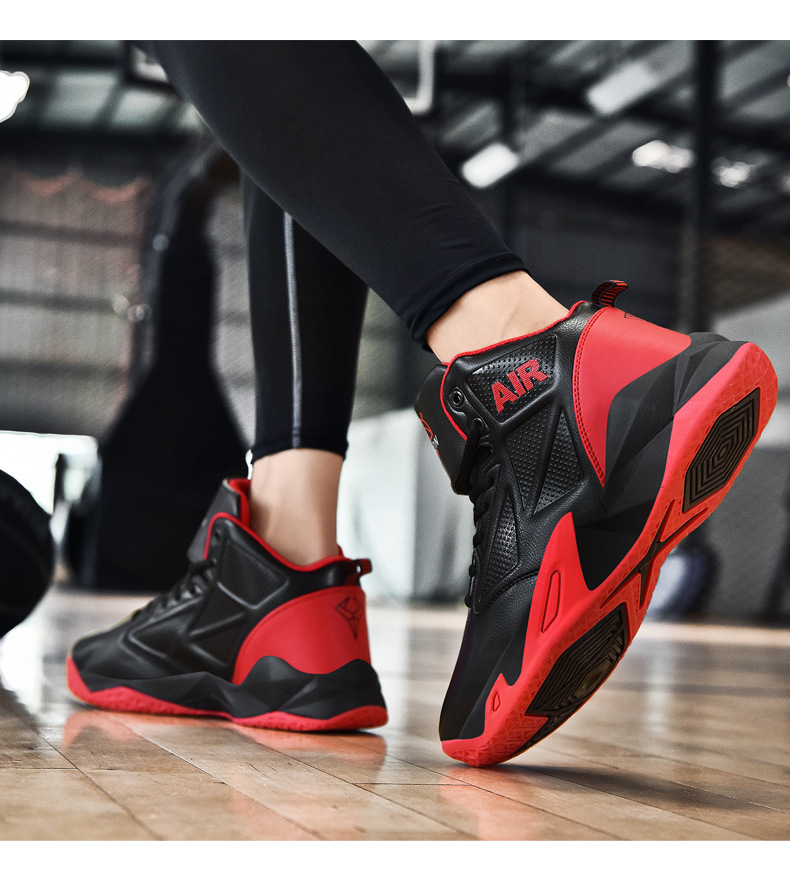 New Basketball Casual Sports Running Mid Top Large Size Combat Shoes, 46 47 48_voghion.com