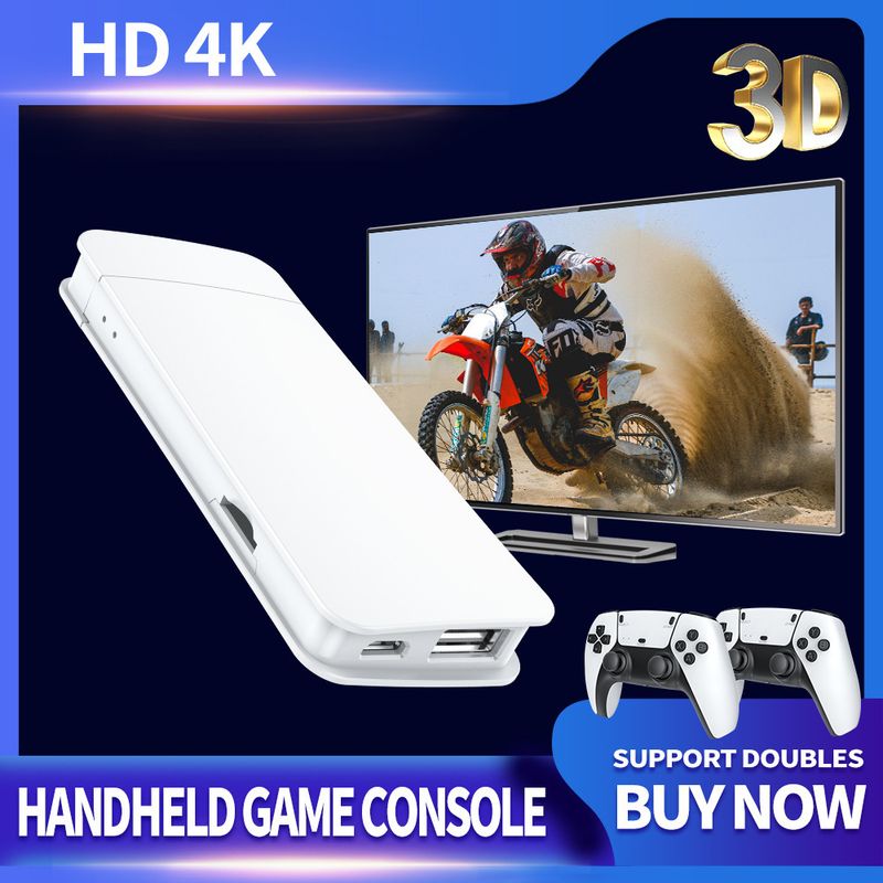 M15 Dual Handle TV Home Mini Console PS1 HD Wireless Game_voghion.com