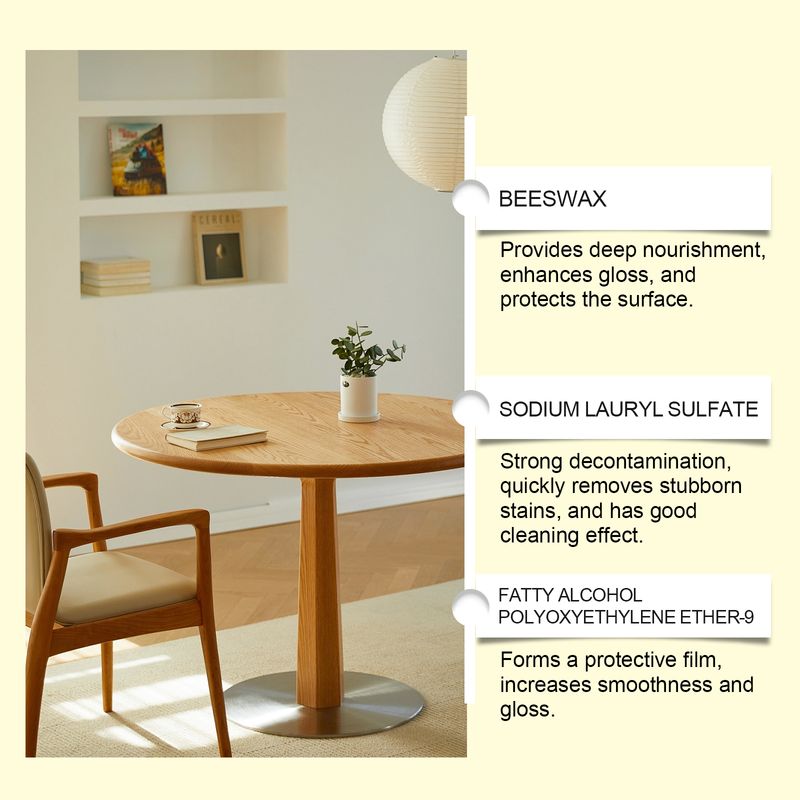 OUHOE mēbeļu bišu vaska aerosols, mēbeļu grīdas kopšana, pulēšana, ūdensizturīgs pretplaisāšanas skrāpējums, atjaunots kopšanas vasks_voghion.com