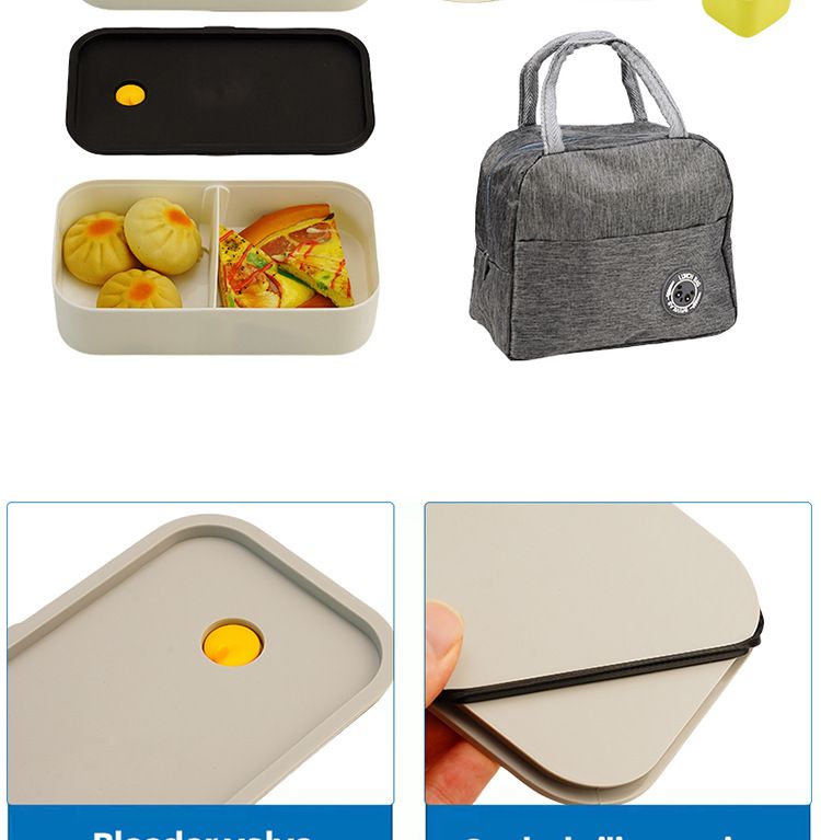 Lunch Box For Office Workers Microwaveable Compartmentalized Large Capacity Set Outdoor Lunch Box_voghion.com