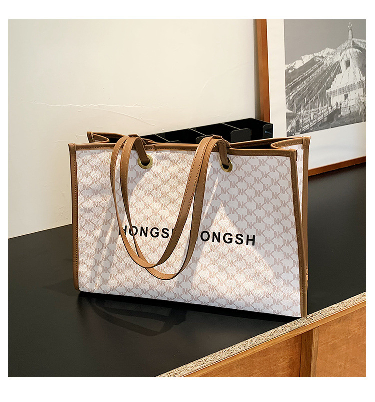 Borsa a tracolla all-in-one retrò da pendolare di moda da donna di nuova moda di grande capacità 2023. Borsa tote per classe universitaria_voghion.com