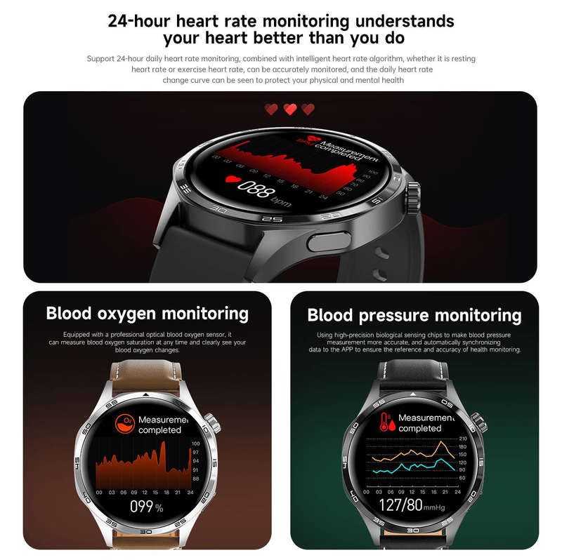 HUAWEI WATCH GT 5 Pro Akıllı Saat Xuanji Algılama GPS NFC Akıllı Saat Erkekler Pusula Bluetooth Çağrı Spor Adam Akıllı Saat Cep Telefonu için_voghion.com