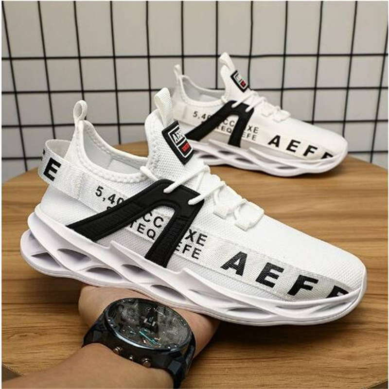 2025 Fashion Sneakers Men's Mesh Fabric Breathable Non-Slip Lightweight Running Shoes 40-47_voghion.com