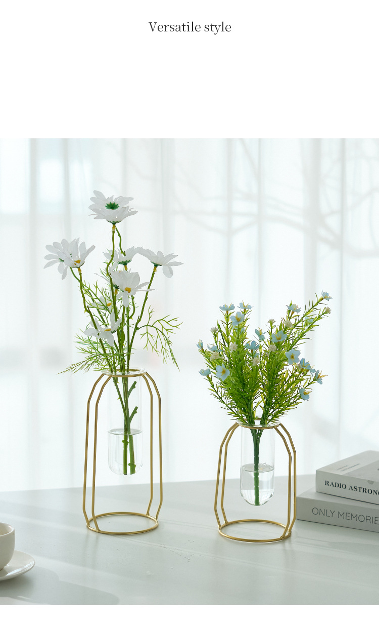 Wohnmöbel Wohndekoration Wohnzimmer Desktop Blumenarrangement Ornamente Ins Esstisch High End Getrocknete Blumen Simulation Blumenvase_voghion.com