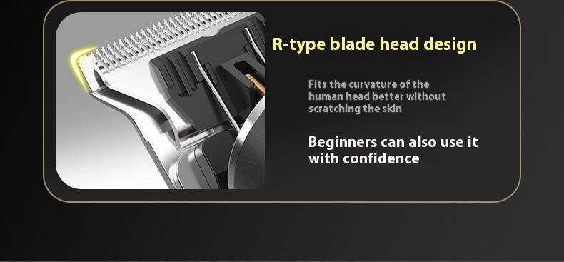 Professioneller Haarschneider – Kabelloser Trimmer aus Titan mit LCD-Display, ultraleisen Motor und Schnellladung Typ C für Männer, Frauen und Haustiere_voghion.com