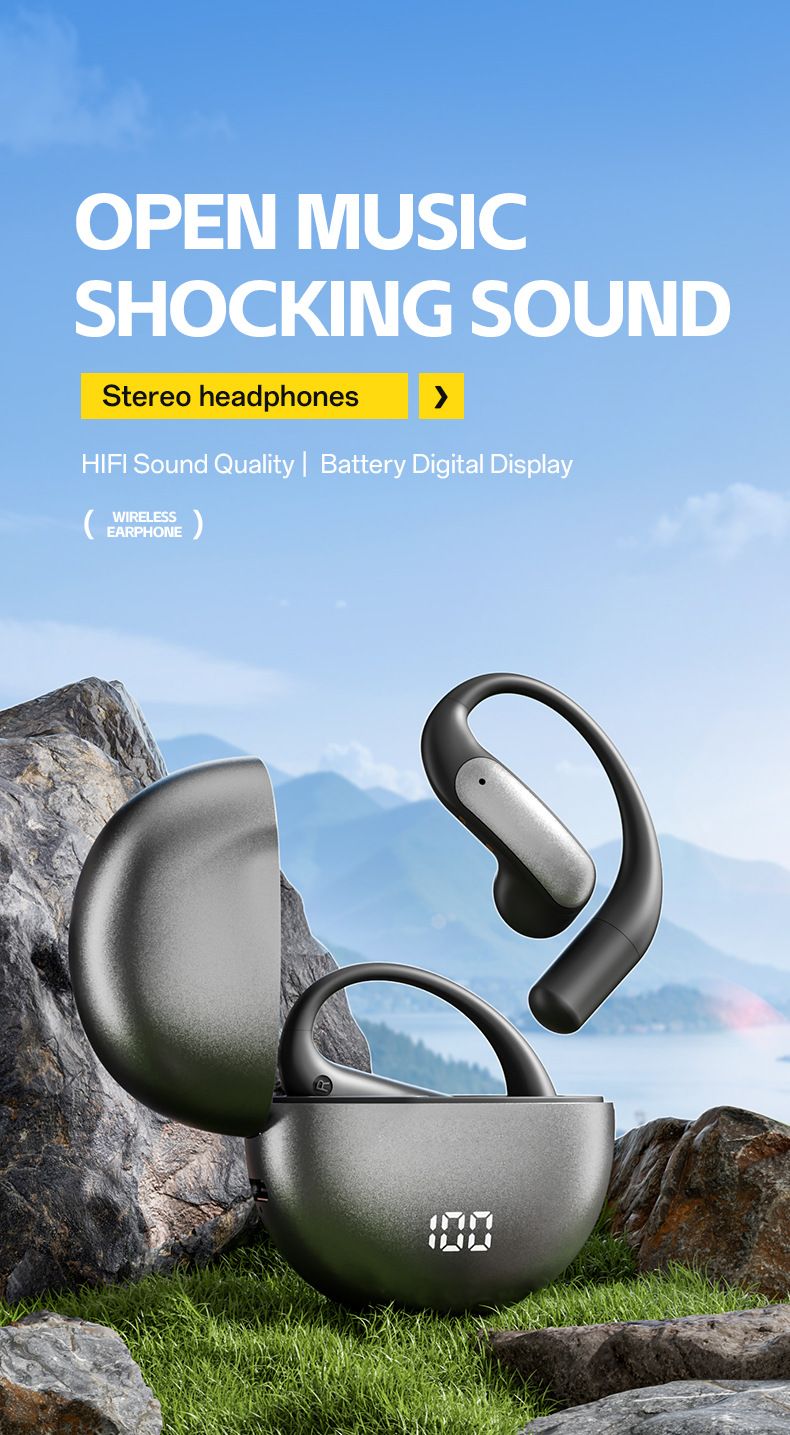 Advanced AI Translator Embedded Over-Ear Headset With HD Sound Quality & Long Battery Life_voghion.com
