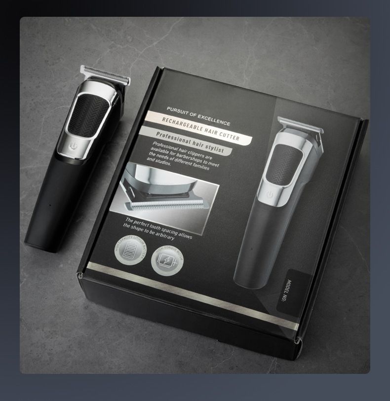 Professional USB Rechargeable Hair Clipper For Men - Barber Grade Precision, Stainless Steel Blade, Retro Design, Cordless_voghion.com