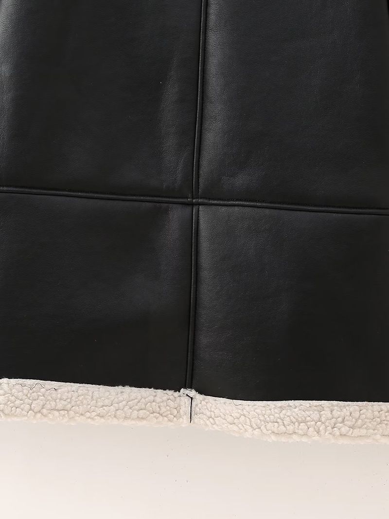 Women's Clothing autumn and winter large size fashionable lamb wool coat loose fur coat_voghion.com