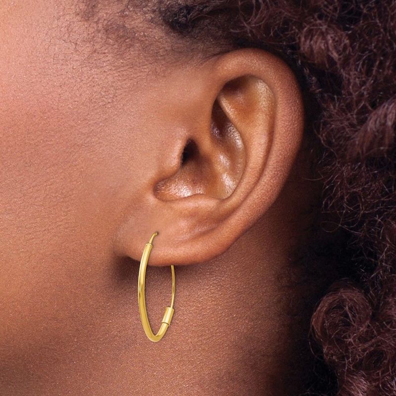 14k Wire Threader Earrings_voghion.com