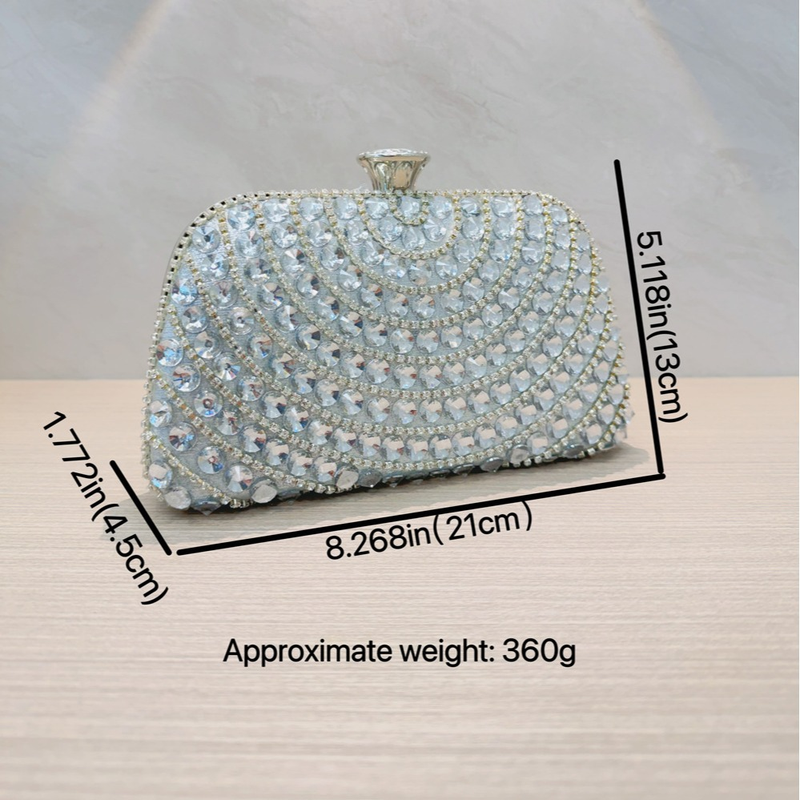 Borsa con chiusura a fibbia, borsa da matrimonio, abito da sera, squadra di moda, borsa per banchetti_voghion.com