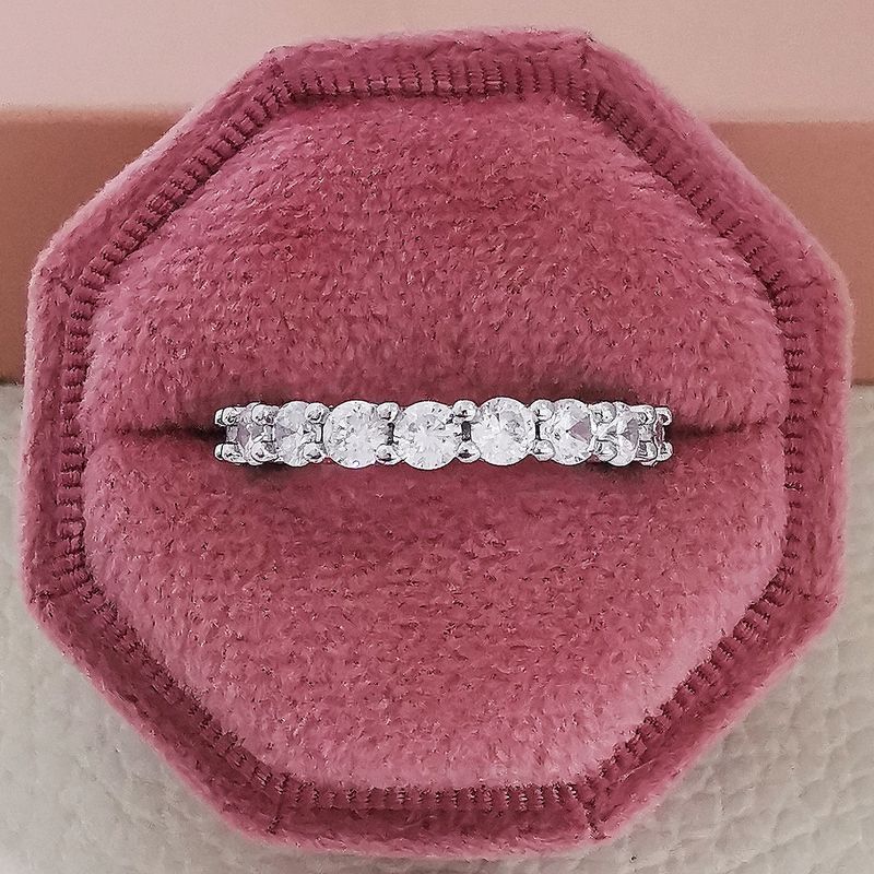 Conjunto de joias femininas com zircônias incrustadas, anel feminino de luxo, anel simples com diamantes_voghion.com