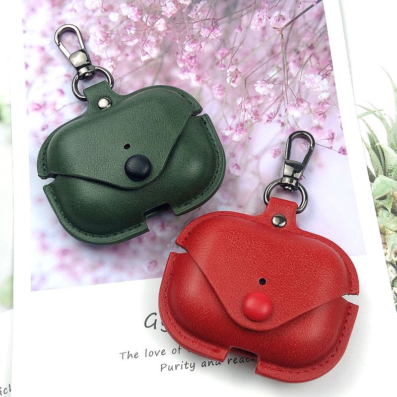 Hot Sale Applicable AirPods4Pro Protective Case Leather Headphone Case Apple 3rd Generation Bluetooth Anti-drop Headphone Cover_voghion.com