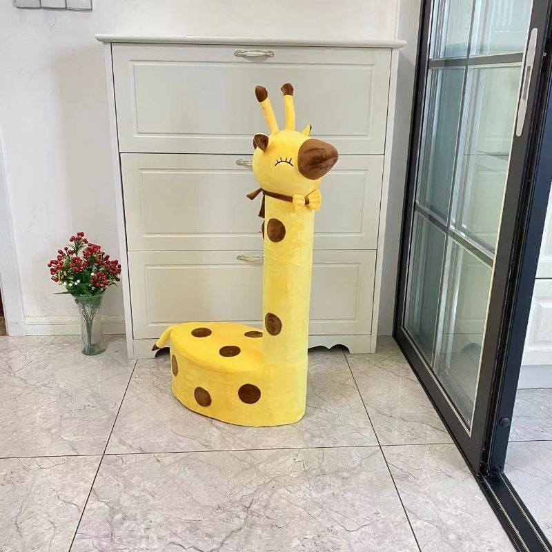 Fertige Milchflaschendosen Fertiges Milchpulverfass Handgemachte Transformation Giraffensofabezug Giraffenbezug Giraffensitzhockerbezug_voghion.com