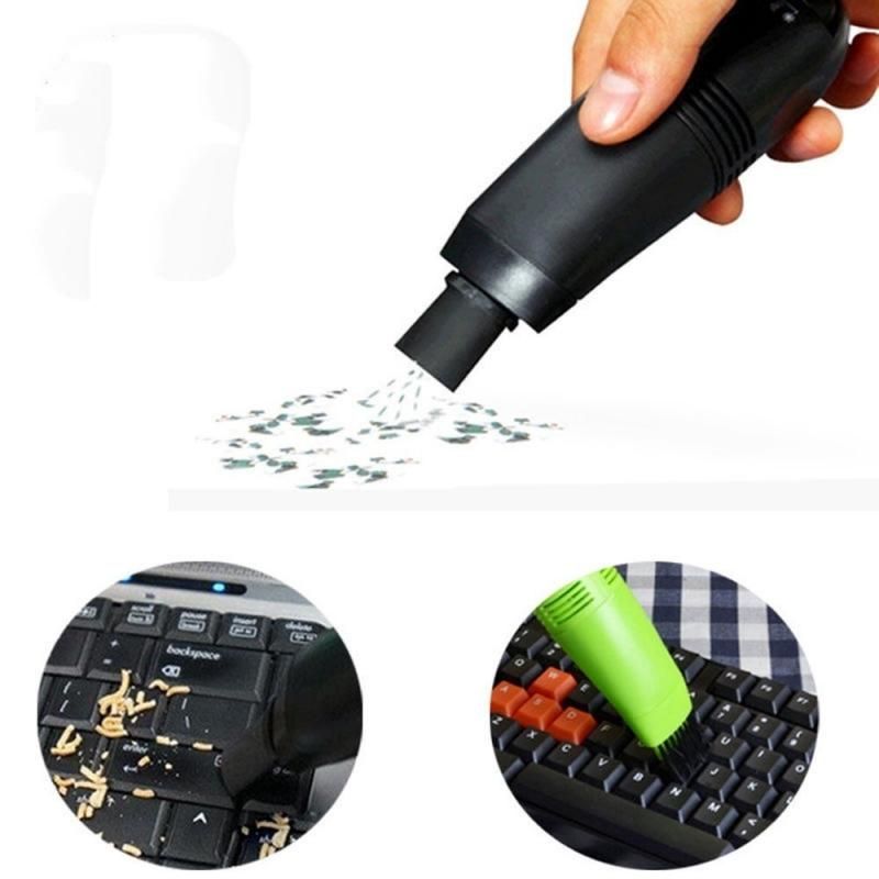 1PC Mini Computer Vakuum USB Tastatur Reiniger PC Laptop Pinsel Staub Reinigung Kit Handheld Staubsauger_voghion.com