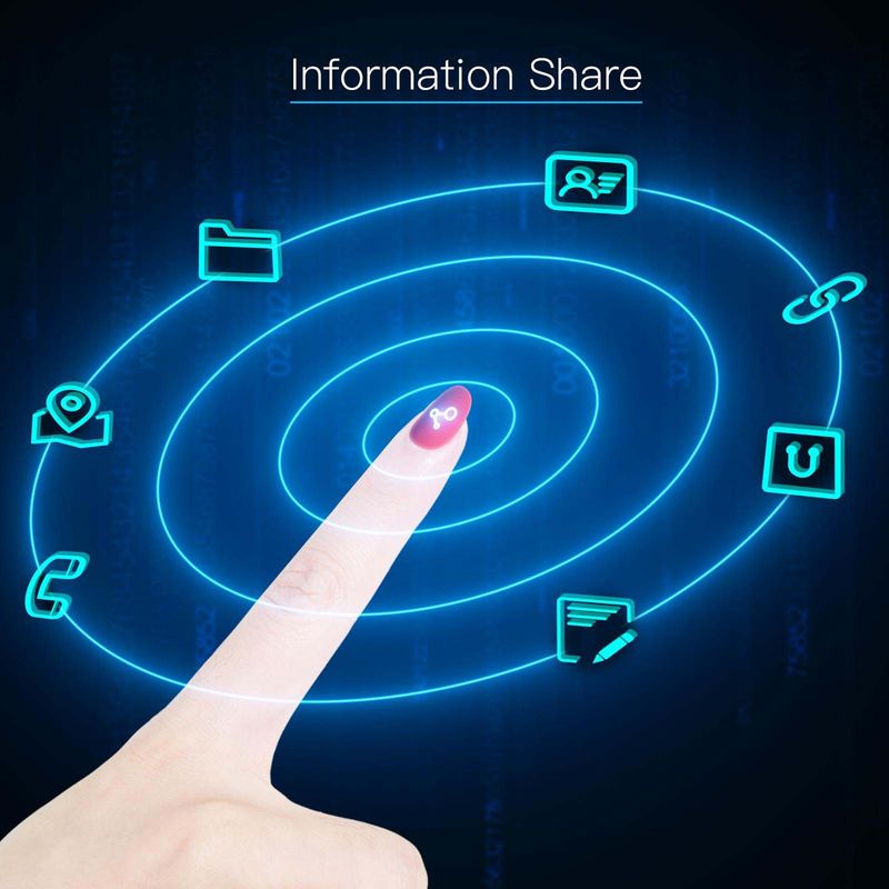 Smart Nail Chip Skin-friendly Wireless Accessory NFC Electronics Touching Sensor Nail Chip for Girl_voghion.com
