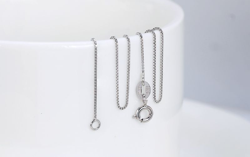 Pronta consegna ORSA JEWELS Collana con catena a maglie in argento placcato oro rosa/oro Collane con ciondolo SC07-G_voghion.com