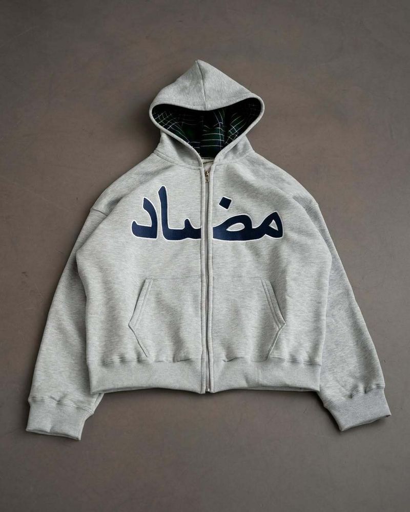 Felpa con cappuccio e zip Y2K Streetwear - Pullover stampato alla moda per uomo e donna - Giacca hip hop retrò oversize - Poliestere leggero (nero/bianco/blu)_voghion.com