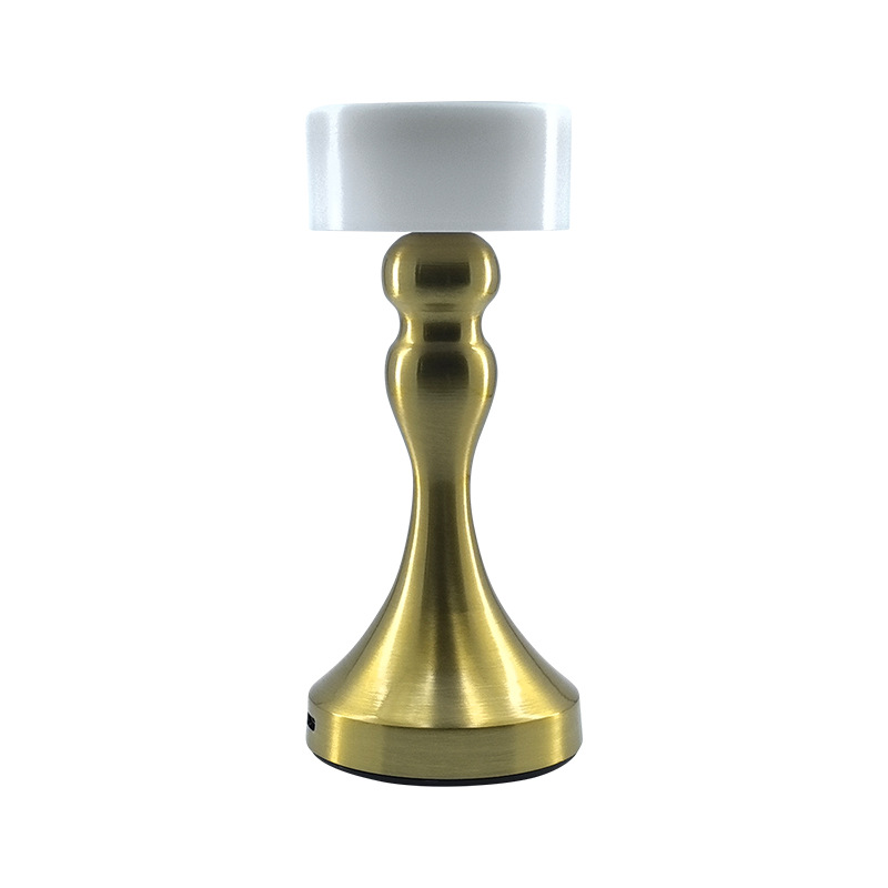 Candeeiro de mesa de bar recarregável quarto cabeceira luz noturna toque criativo LED luz de mesa_voghion.com