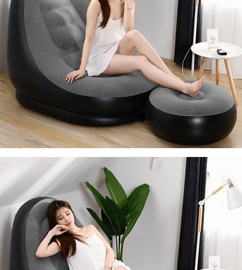 Coussin gonflable pliable et portable pour siège d'extérieur_voghion.com