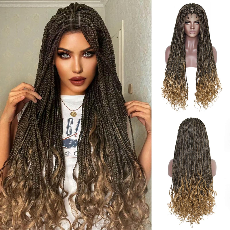 36inch long chemical fiber 9*6 lace braid headband African braid handmade braid with flowers bottom of braid for daily wear, breathable and not stuffy_voghion.com