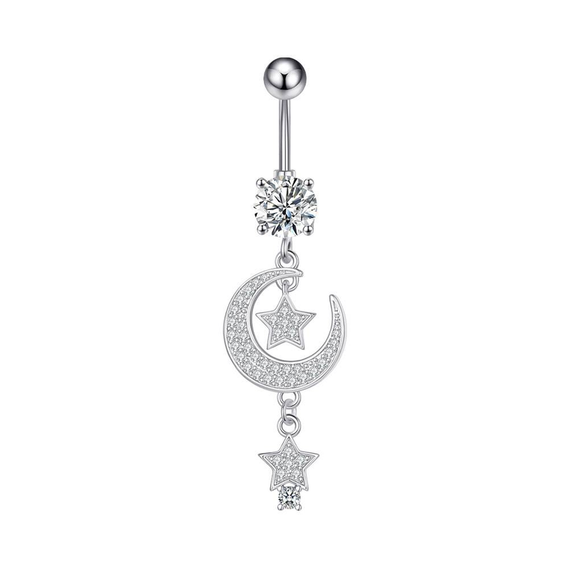 Accessori per gioielli penetranti per unghie ombelico di lusso con zirconi di lusso di design di vendita caldo per la festa_voghion.com