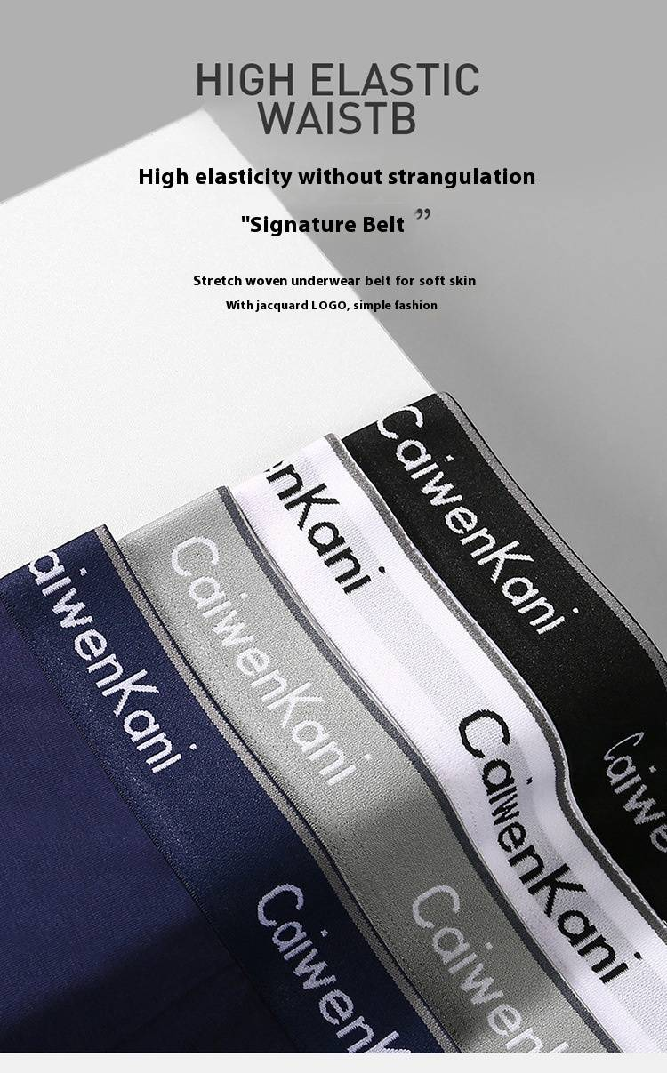 Men's Underwear Boxer Briefs Breathable Cotton Modal Four Corner Cɼckν Thin Shorts Pants Gift Box_voghion.com