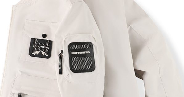 Men's Waterproof Work Jacket – Military-Inspired Multi-Pocket Design_voghion.com