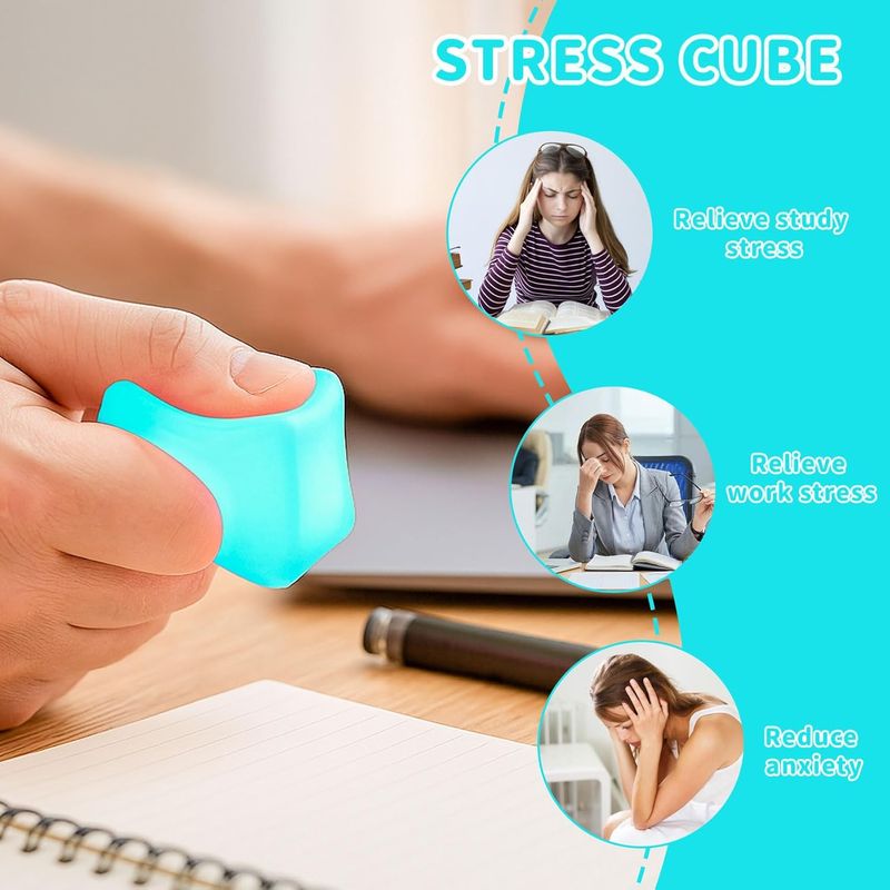 Nice Cube Squeeze Toys Taba Squishy Squishy Cubes Ice Cube Fidget Toy Sensory Fidget Toys Stress Cube Anxiety Relief For Kids And Adults_voghion.com