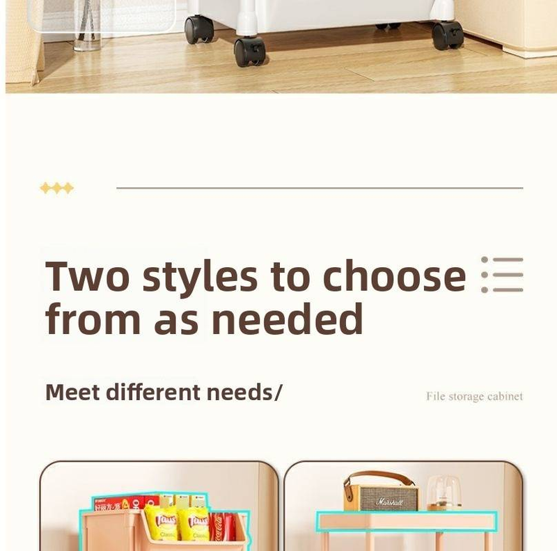 Carrello portaoggetti per snack domestici, organizer da pavimento multistrato per soggiorno, cucina mobile per frutta e verdura_voghion.com