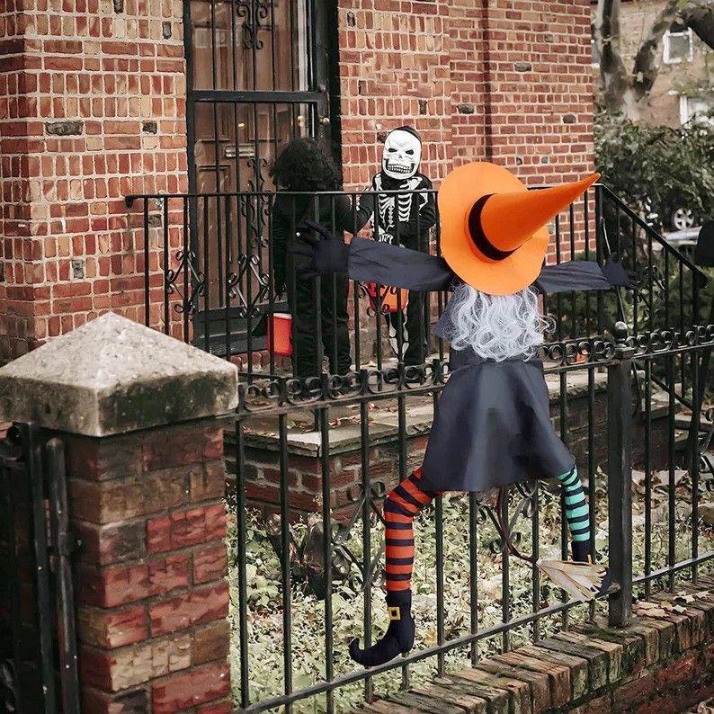 Halloween Climbing Creative Tree Hugging Witch Party Hanging Decoration Outdoor Scene Arrangement Props_voghion.com