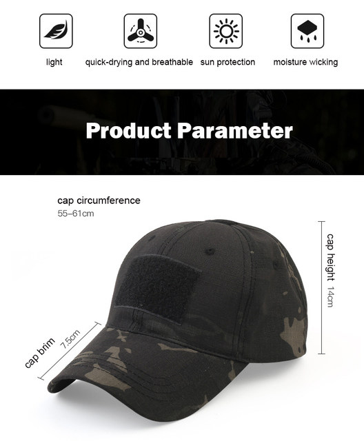 Kamuflāžas beisbola cepures āra taktiskās militārās armijas tētis kravas autovadītāju cepures pārgājienu džungļos medības Camo snapback cepures sievietēm vīriešiem_voghion.com