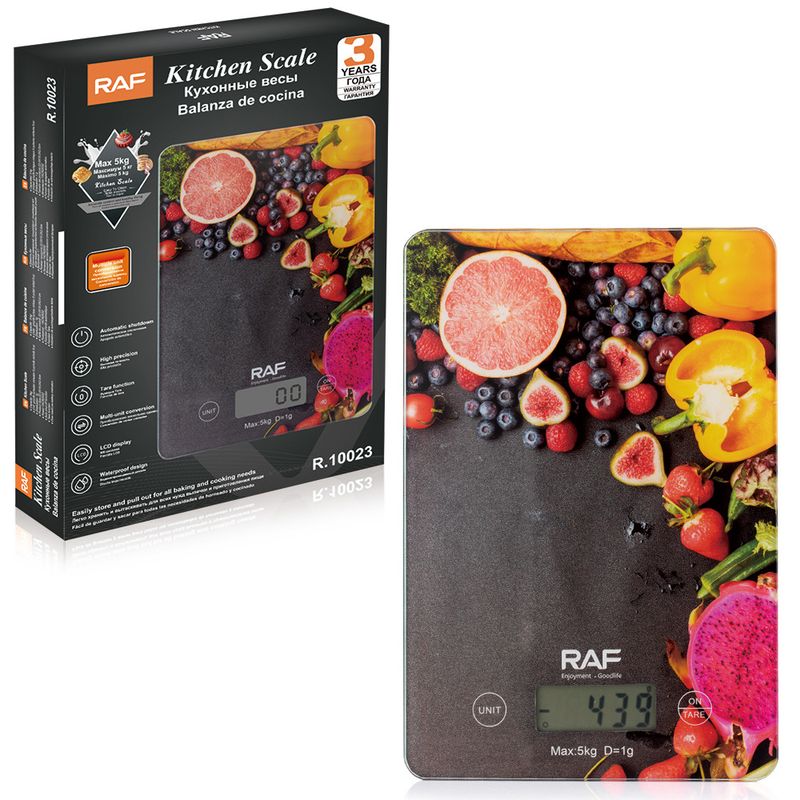 Bilancia da cucina di precisione elettronica per uso domestico, quadrata, in vetro temperato, ad alta precisione, piccola bilancia per pesare gli alimenti in grammi_voghion.com