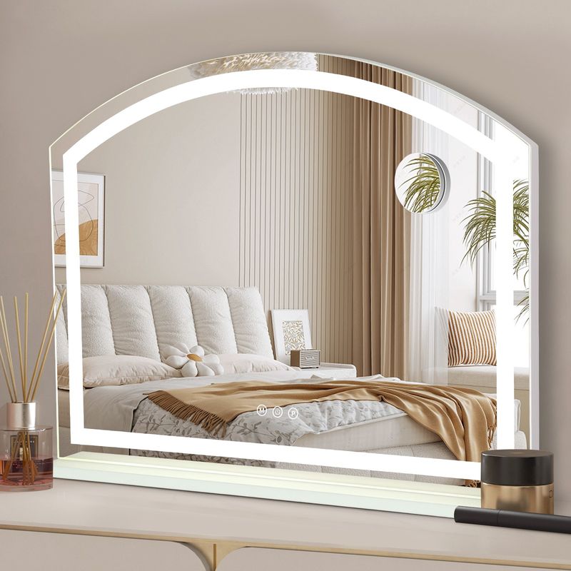 Large Hollywood Mirror LED Lights Vanity Make Up Mirror Dressing Table Mirror_voghion.com