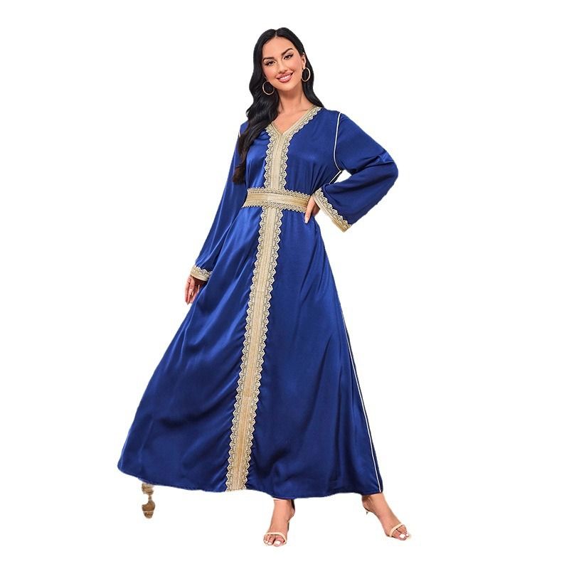 Robe de soirée musulmane pour femme, nouvelle collection d'été, Abaya, MT012_voghion.com