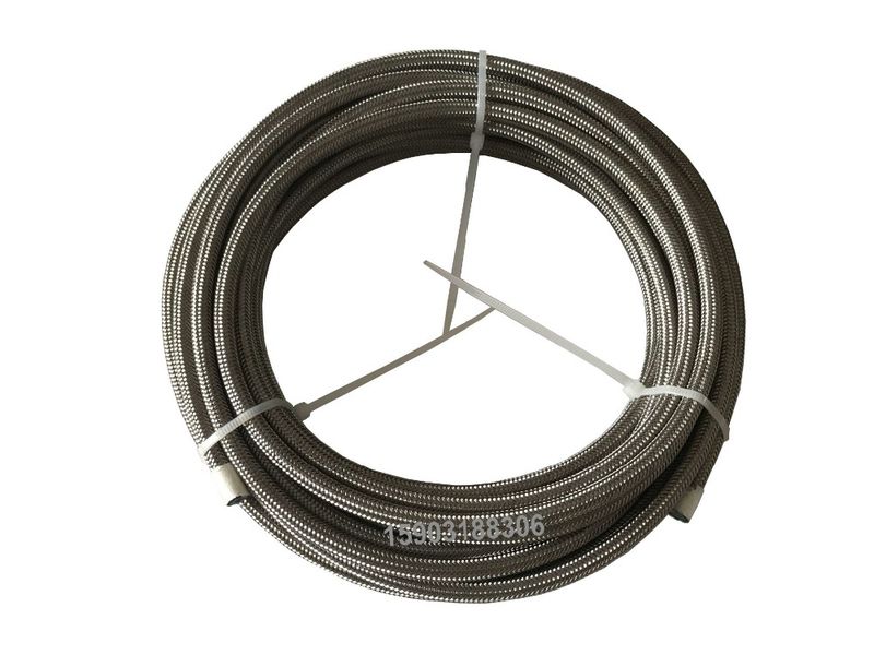AN3 ID:1/8" Braided SS PTFE Car Motorcycle Hydraulic Brake Fuel e Hose 1M_voghion.com