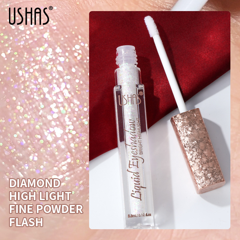 USHAS Liquid Pearl eye shadow Diamond Shining Eye Makeup Link_voghion.com