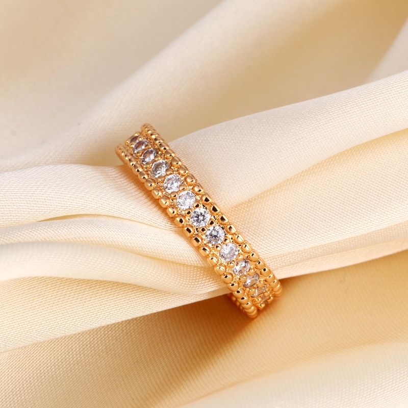 Hot Style Full Diamond Design Open Ring For Women, Light Luxury, Elegant, Fashionable, Versatile Ring, 2025 New Model_voghion.com