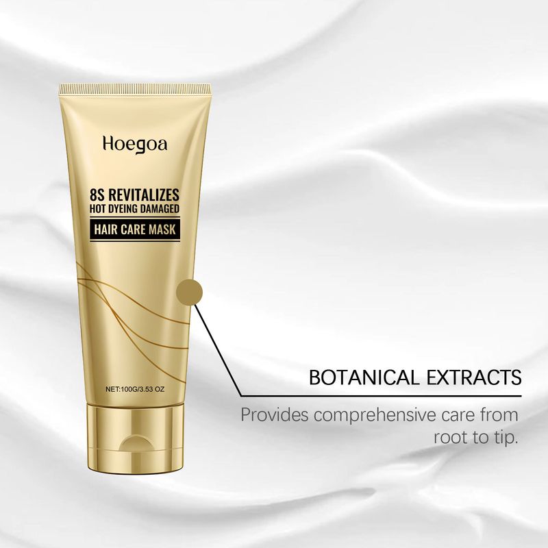 Maschera per capelli Hoegoa Fluffy Smooth Refreshing Nourishing Non-grassa, leggera e lucente_voghion.com