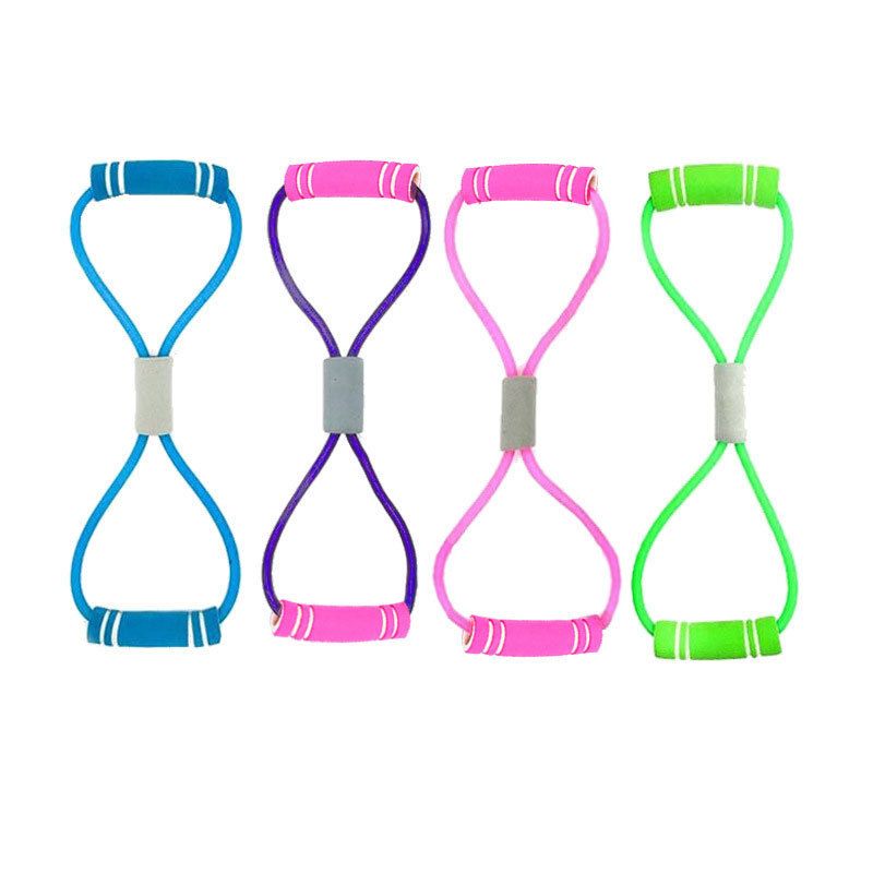 Fascia elastica per uomini e donne, per allungare le braccia e allenare la schiena, espansione del torace, fascia di resistenza a forma di 8, apertura delle spalle_voghion.com