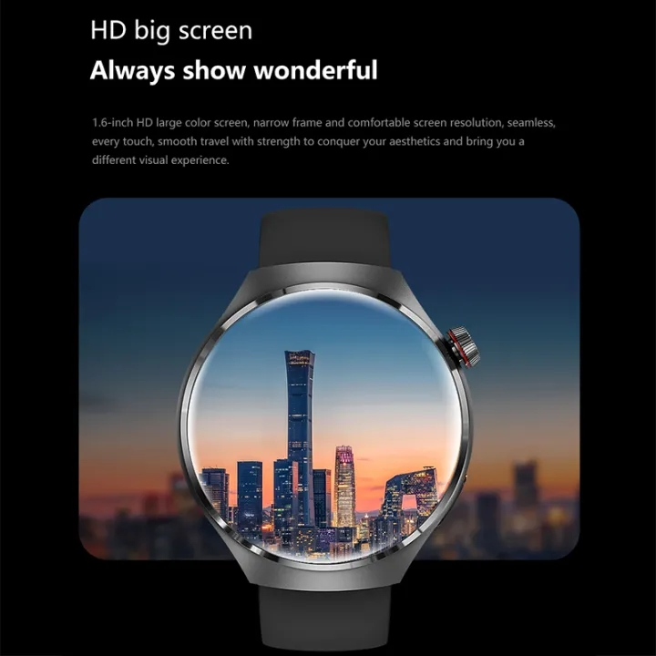 Νέο ανδρικό ρολόι GPS για Huawei GT4 Pro 360*360 HD Οθόνη Καρδιακός παλμός Bluetooth Κλήση NFC IP68 Αδιάβροχο Smartwatch σακχάρου αίματος_voghion.com