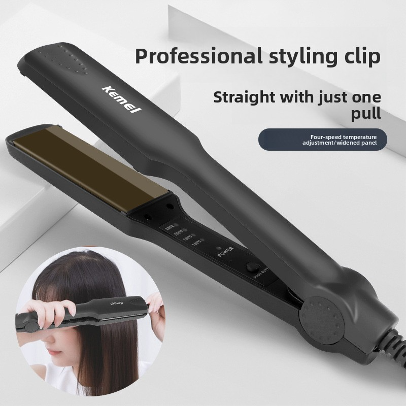 Piastra per capelli in ceramica - Riscaldamento rapido e temperatura costante per la cura dei capelli senza danni delle donne_voghion.com